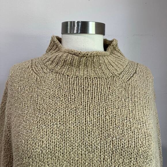 J. Crew Mock Neck Tunic Sweater Cotton Blend Plus Size 2X - Picture 4 of 8